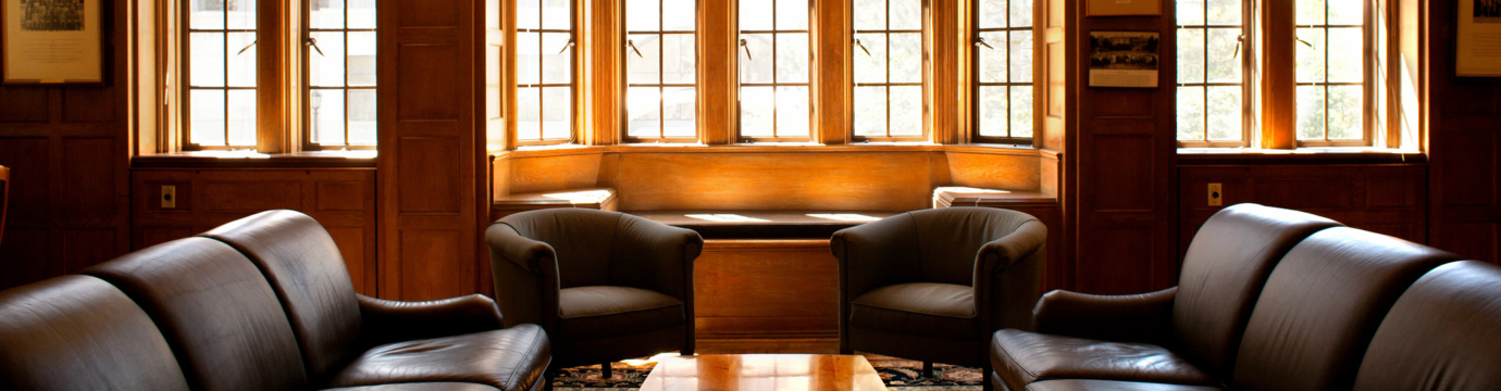 Student lounge in Myron Taylor Hall.